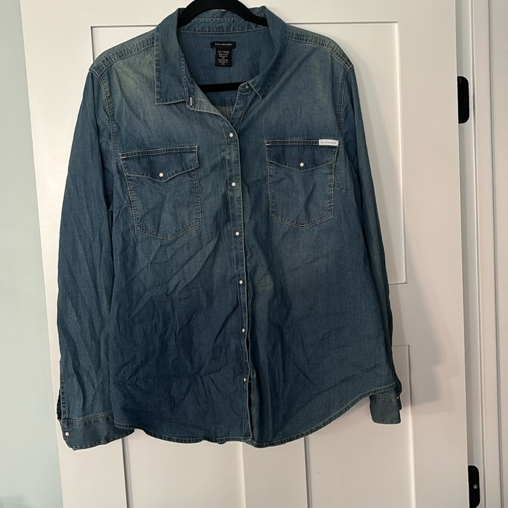 Calvin Klein Denim Button Down